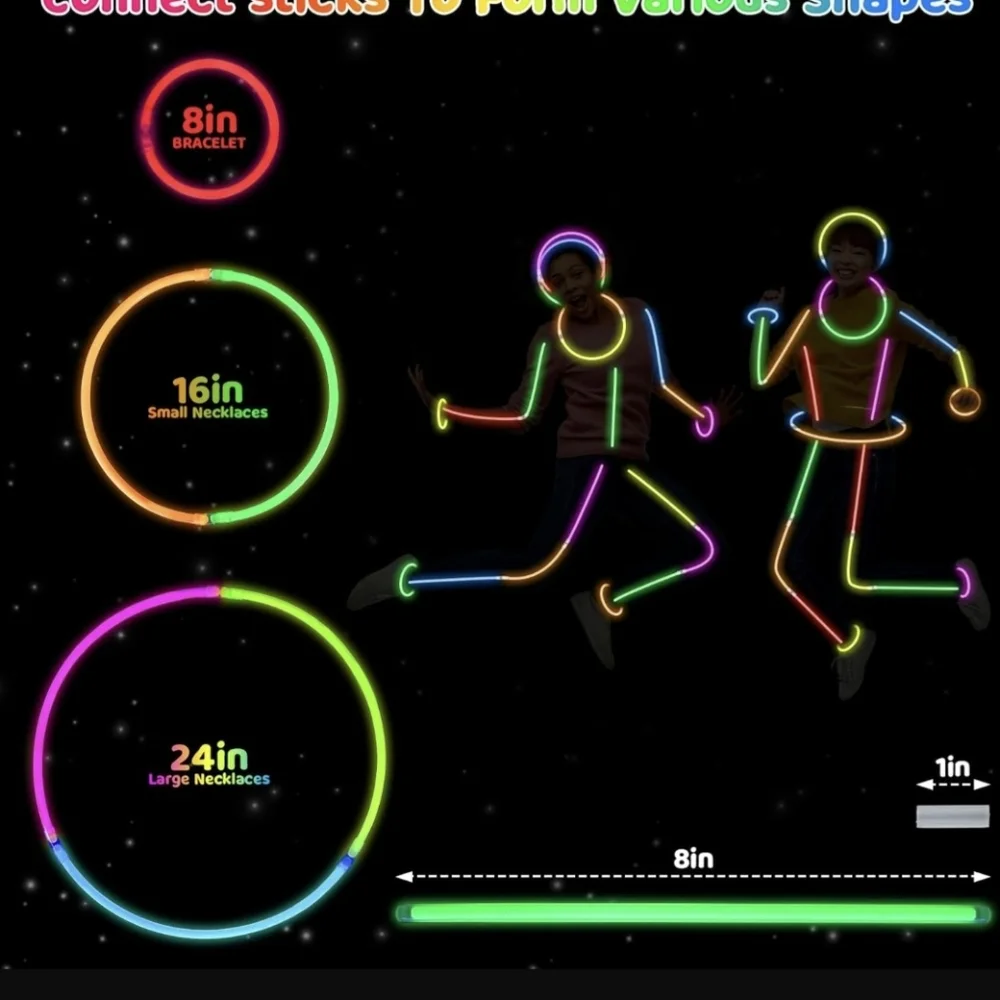 Glow Sticks Party Pack 100